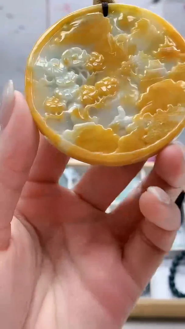 定制翡翠未镶嵌0405lr-毛货挂件77