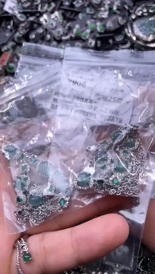 翡翠未镶嵌颈饰Y908套链 多样性发其一