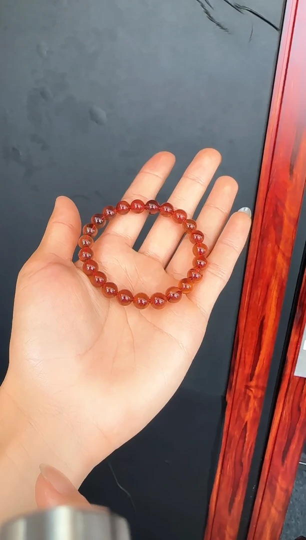 手串琥珀未镶嵌/35缅甸琥珀紫罗兰手串8mm