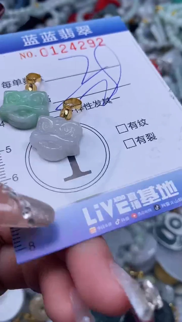 【闪购商品】翡翠颈饰未镶嵌闪购0124292多样性发其一