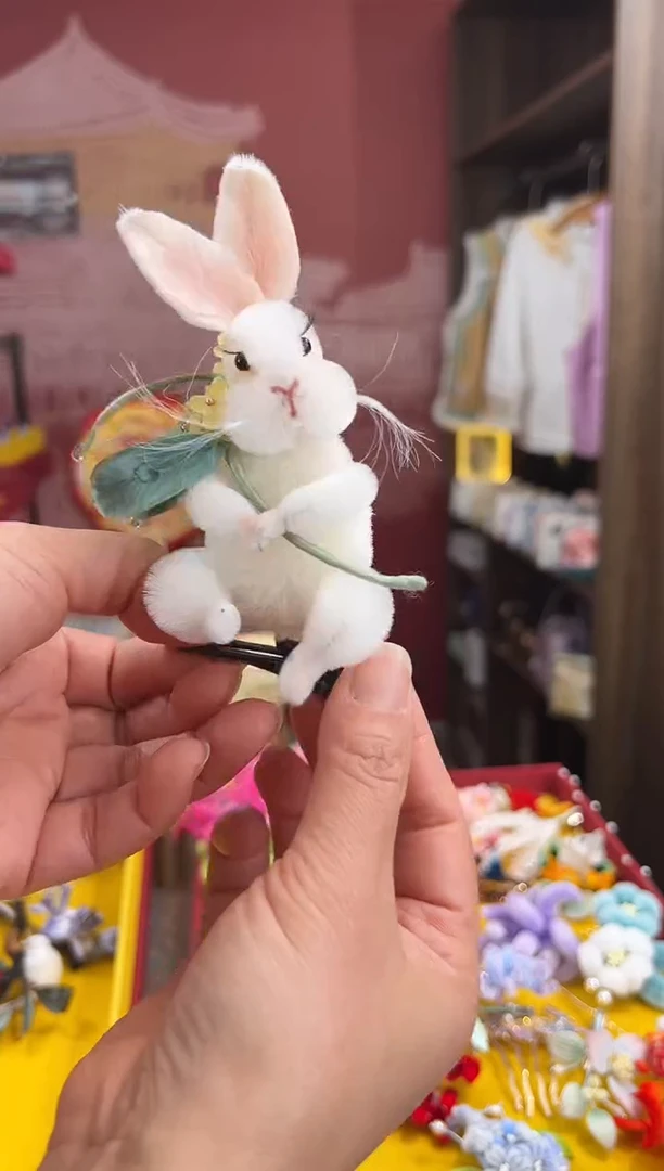 【闪购商品】刺绣非遗绒花（发饰）