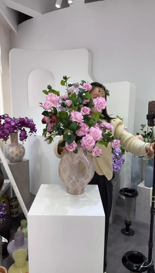 【闪购商品】藤拍7到8 荔枝粉山茶花（不含花瓶）