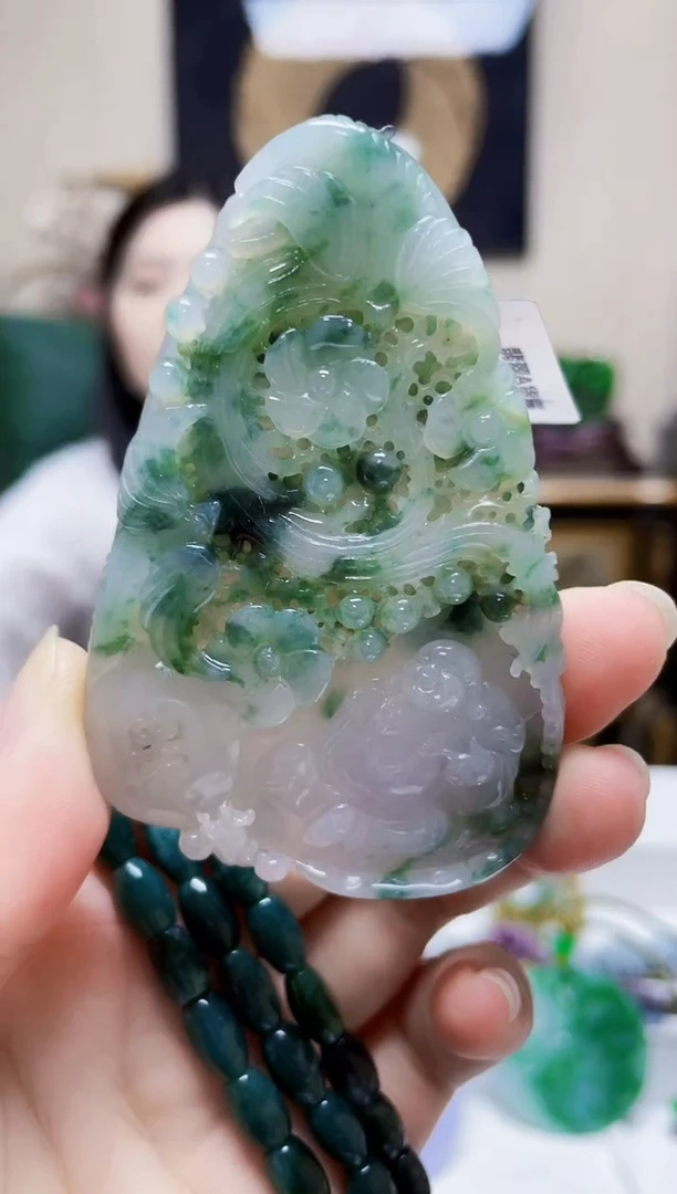 颈饰未镶嵌翡翠吊坠184