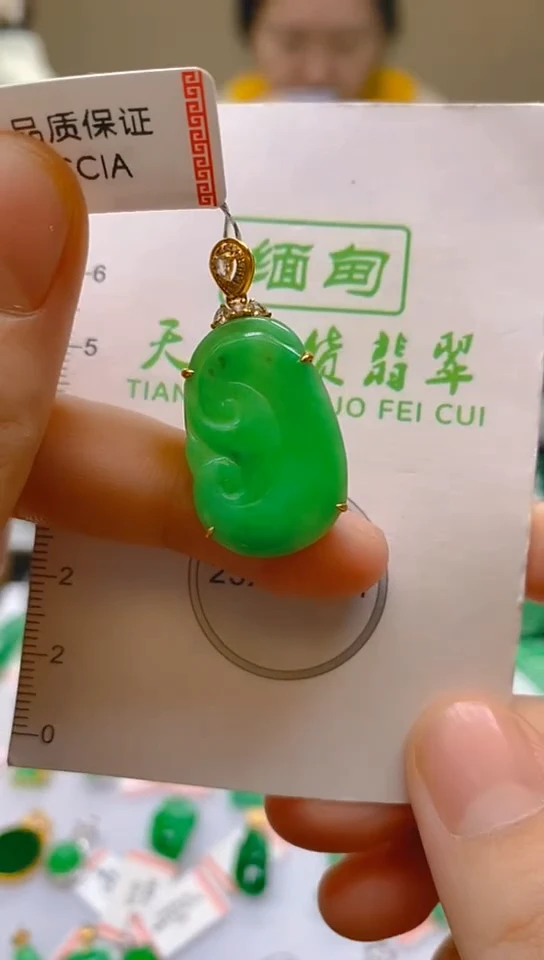 【闪购商品】翡翠颈饰18K金镶嵌新号开播，全场乱卖