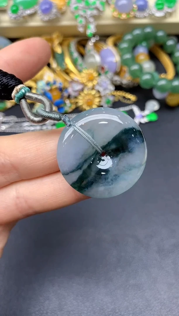 颈饰未镶嵌翡翠134-雪姐翡翠天天见