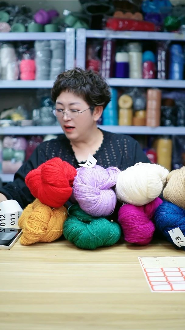 羊绒欢姐手编线007