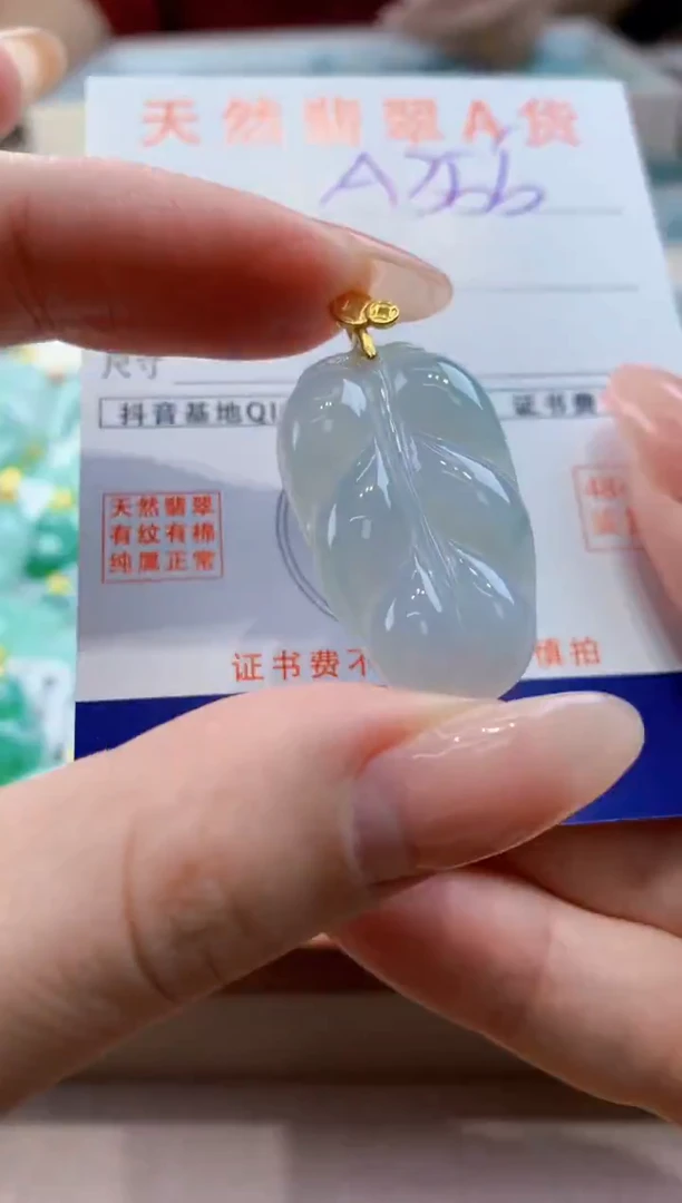 颈饰未镶嵌翡翠天然翡翠挂件