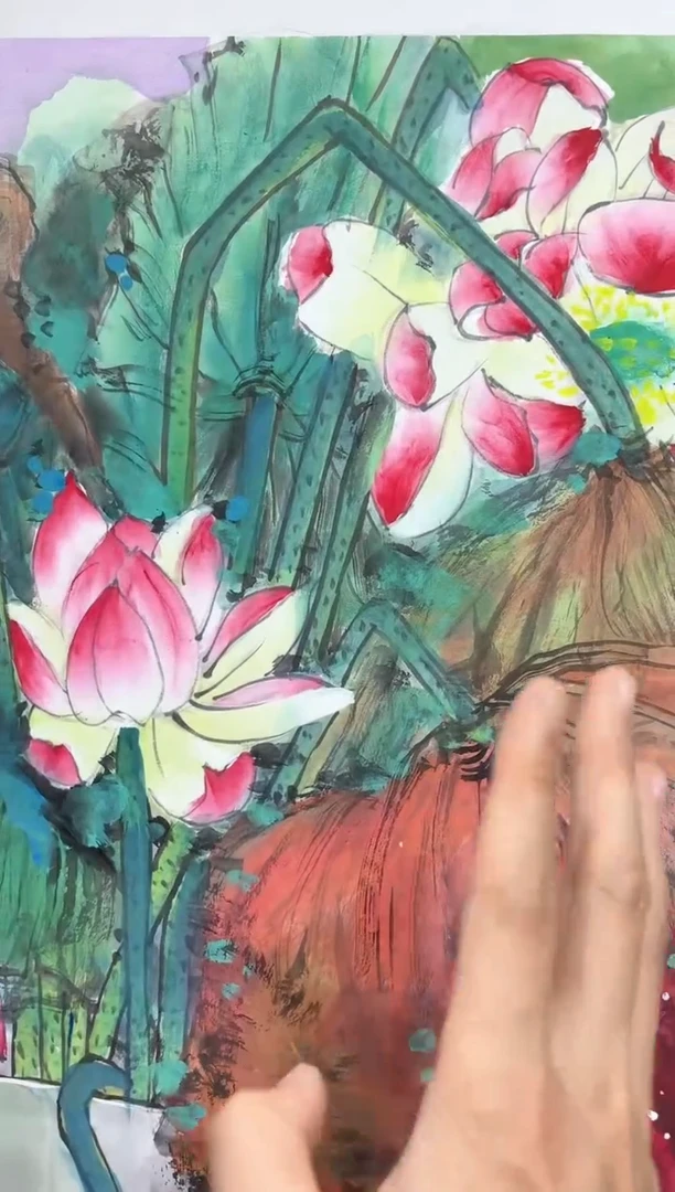 国画孙桂国老师国画作品，带合影证书10-4