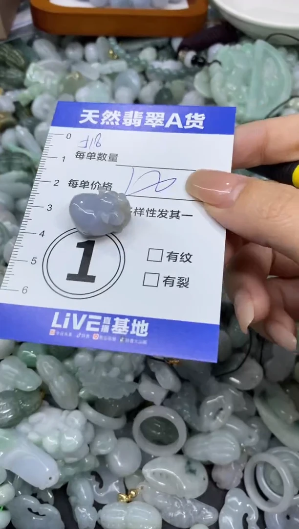 颈饰未镶嵌翡翠天然翡翠A货批量多样性发一件