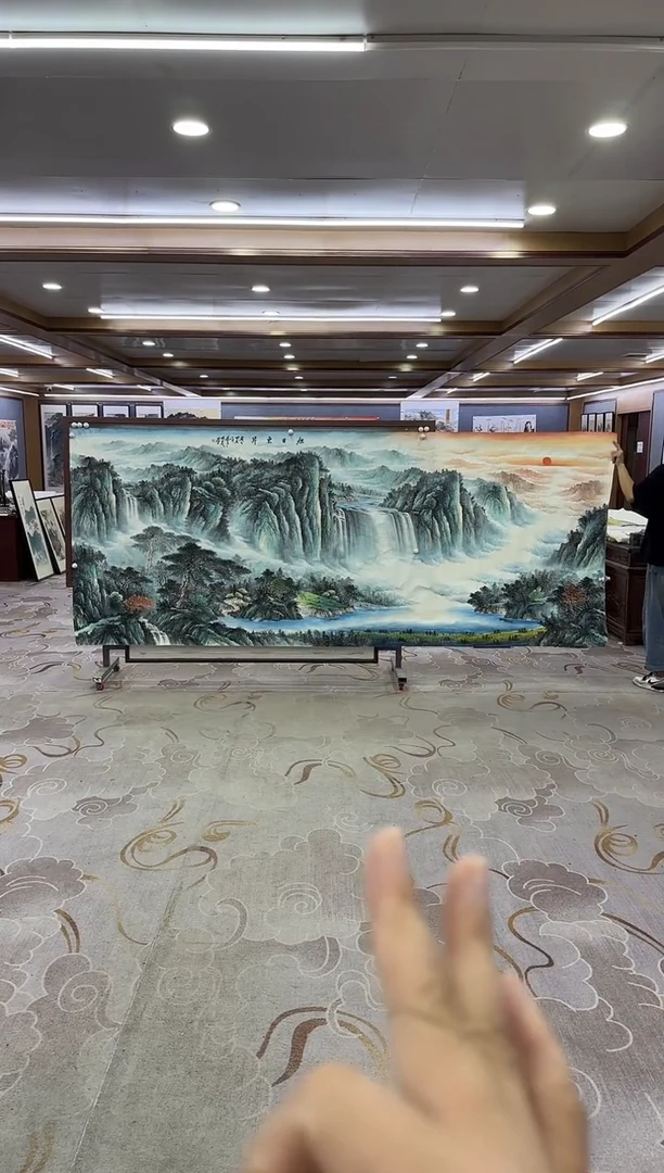 绘画绘画Y-邵明义-大丈二-山水画