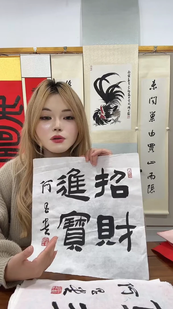 书法何老师书法作品一件