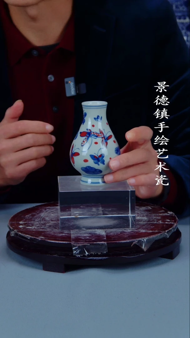 摆件陶瓷景德镇手工手绘陶瓷摆件5