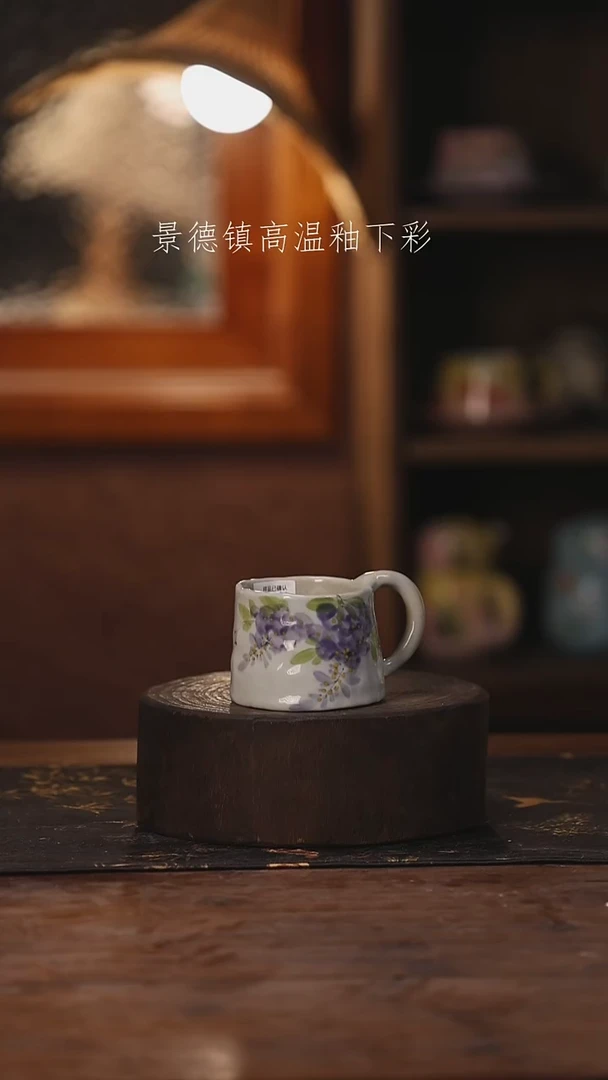 陶瓷景德镇高温釉下手绘陶瓷080