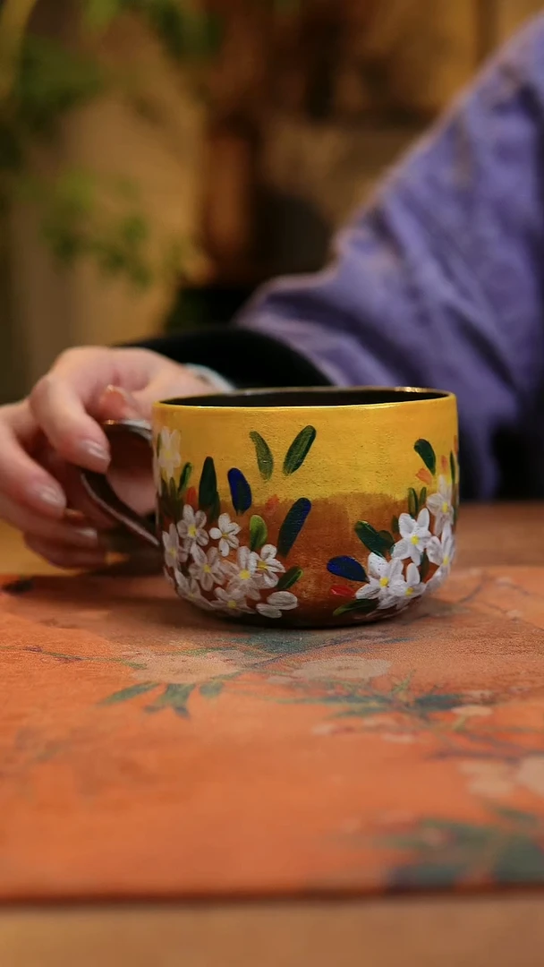 【闪购商品】瓷片1925景德镇手工手绘釉下彩高温瓷