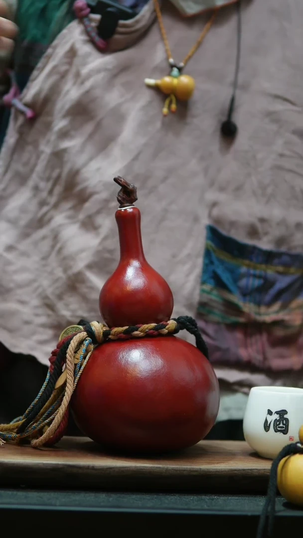 （福禄 ）天然葫芦（大漆款）84