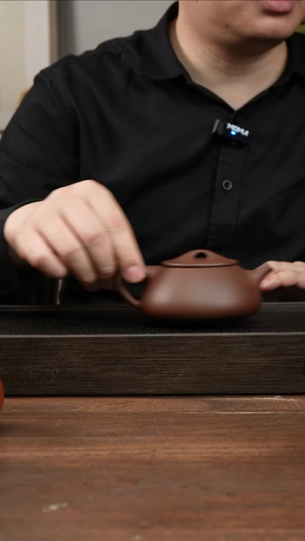 茶杯紫砂紫泥景州石瓢      240CC