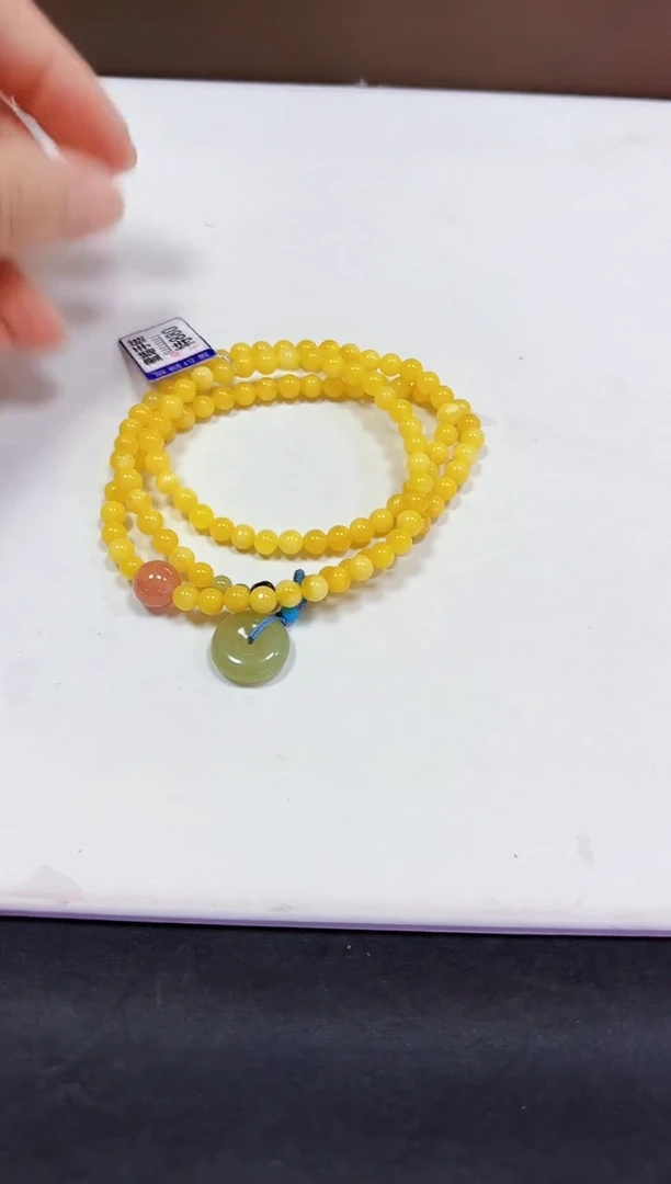 蜜蜡颈饰未镶嵌手链