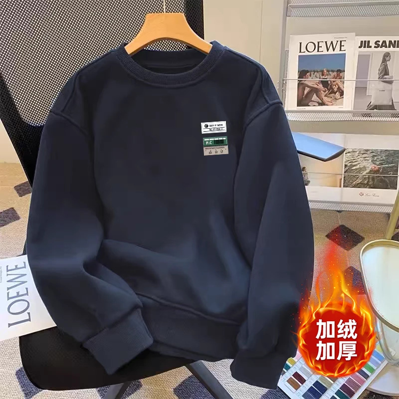 TUCANO/啄木鳥男耐磨秋冬厚款长袖英伦雅痞卫衣加厚男士卫衣打底