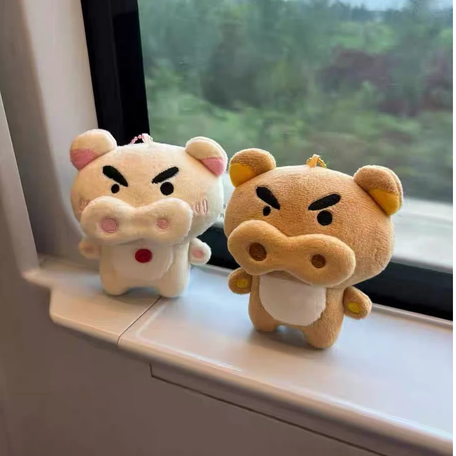 左卫门系列肥嘟嘟轻松左卫门熊哥熊妹可爱挂件毛绒挂件送女友礼物