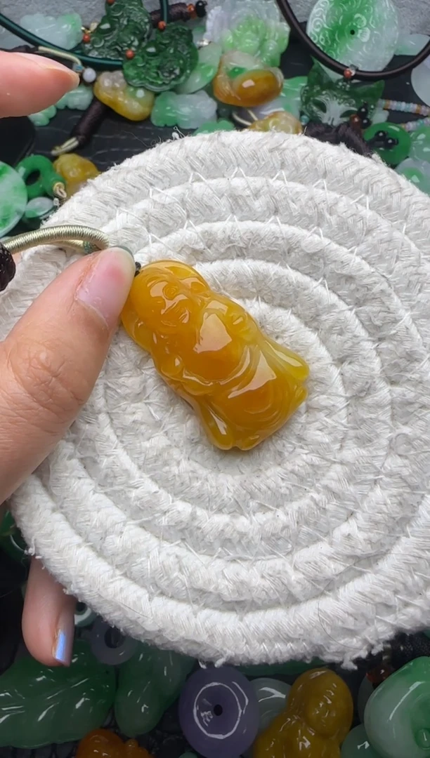 颈饰未镶嵌翡翠缅甸翡翠吊坠