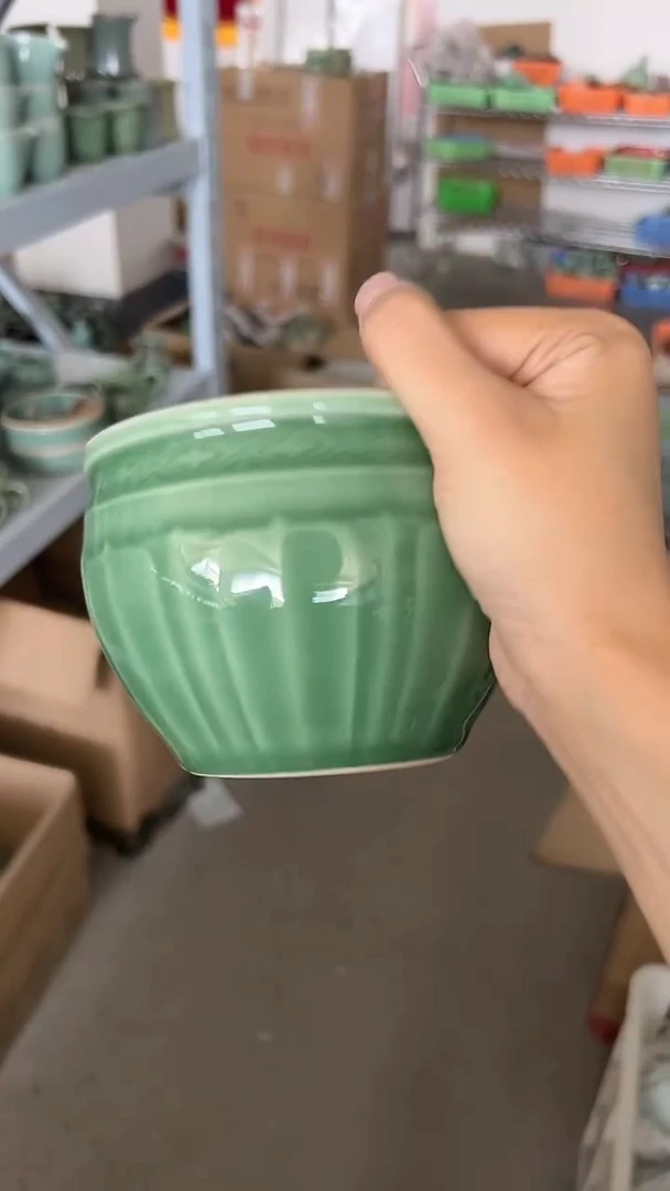 龙泉云间青瓷小米茶器