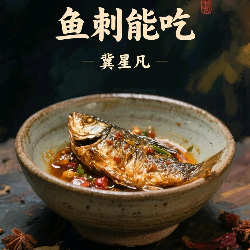 【爆款四条】星凡食品下酒菜酥鱼星凡食品调料酥的骨酥肉香鲤鱼即食
