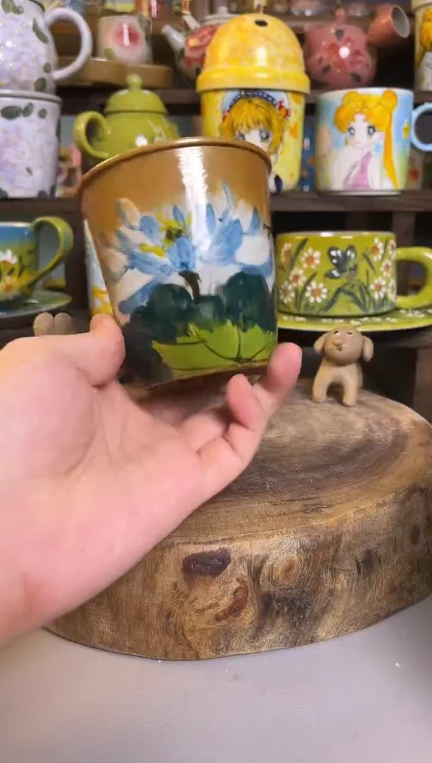 杯子景德镇手工手绘陶瓷