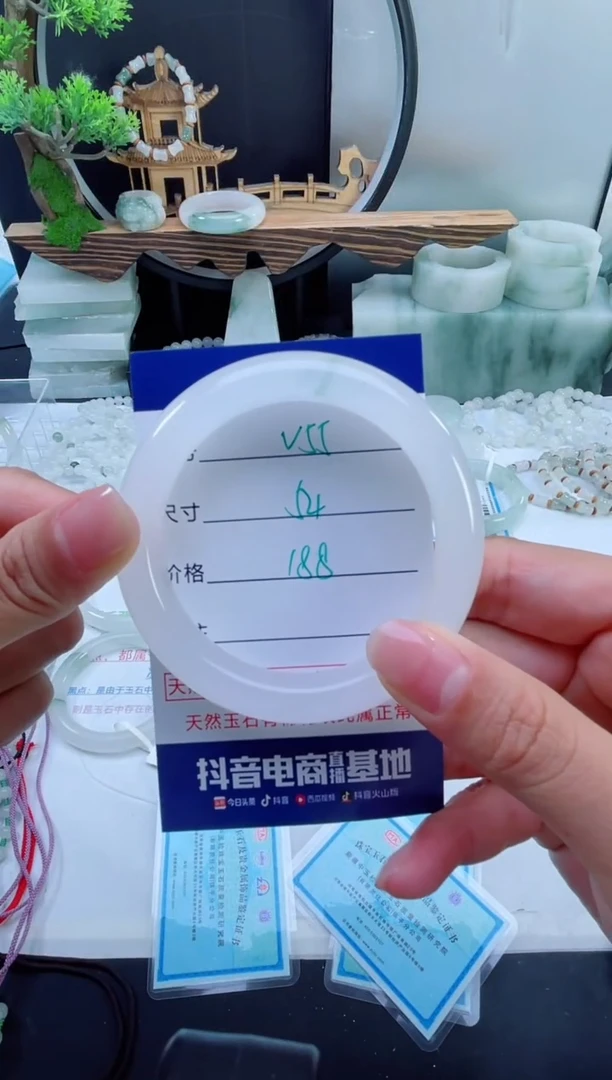 未镶嵌首饰石英质玉（天山翠）55