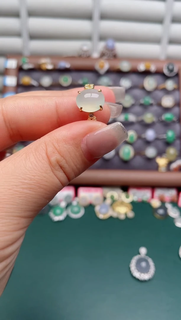 银S925镶嵌戒指翡翠.1