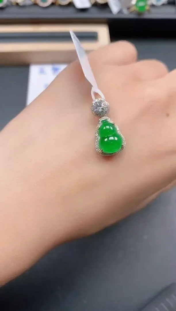 银S925镶嵌戒指翡翠111111
