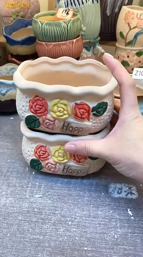 @@陶瓷多肉花盆48