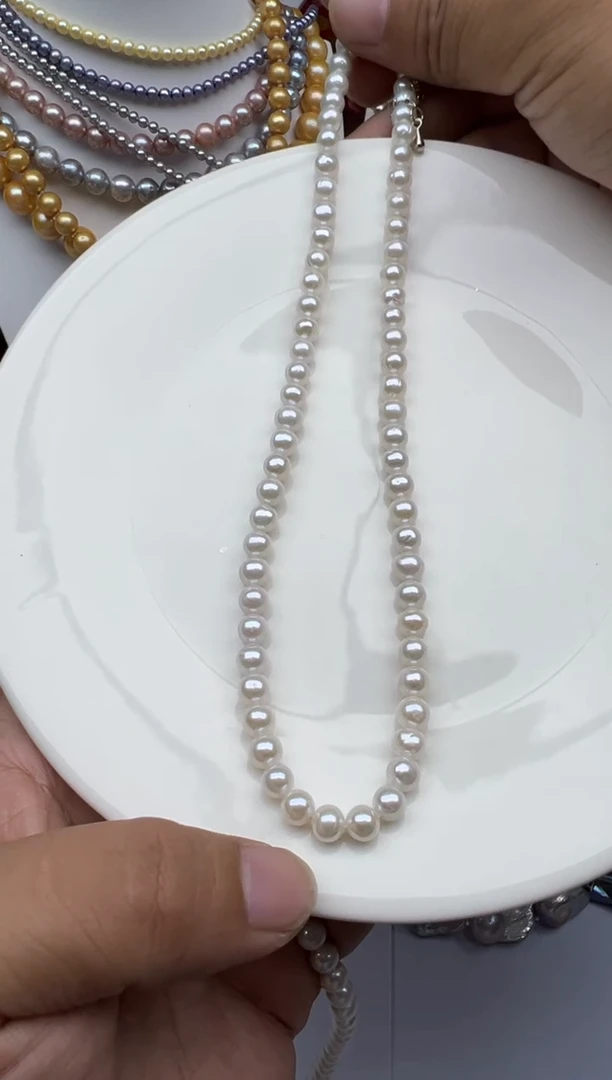 淡水珍珠未镶嵌颈饰1