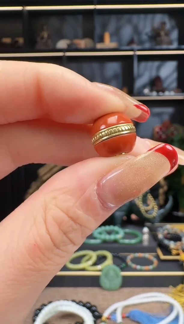 【闪购商品】玛瑙/玉髓1未镶嵌12mm珠子