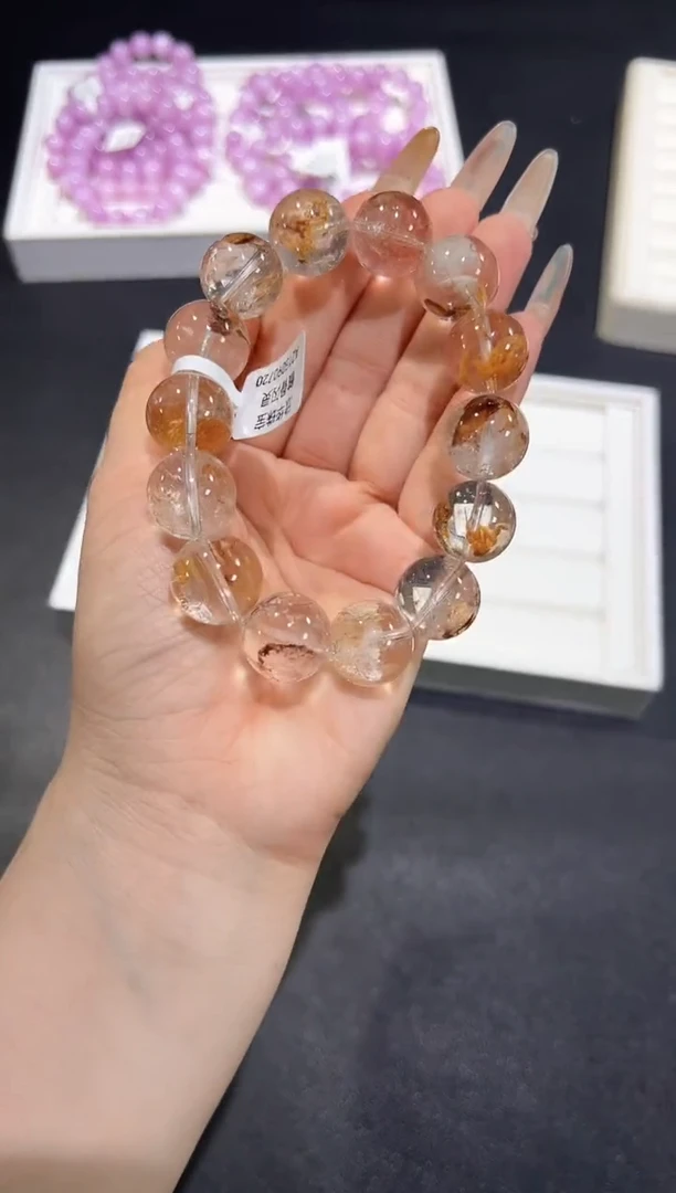 未镶嵌手链水晶47s多样性发其一【1条】默认微瑕16mm