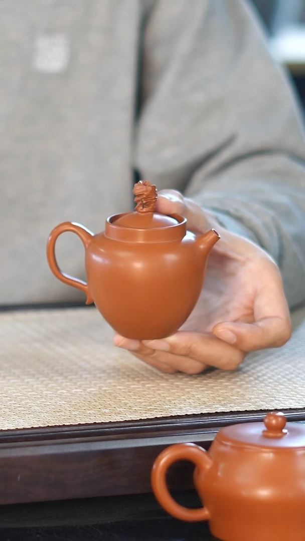 云水山涧建水紫陶 015 150cc小壶 微瑕