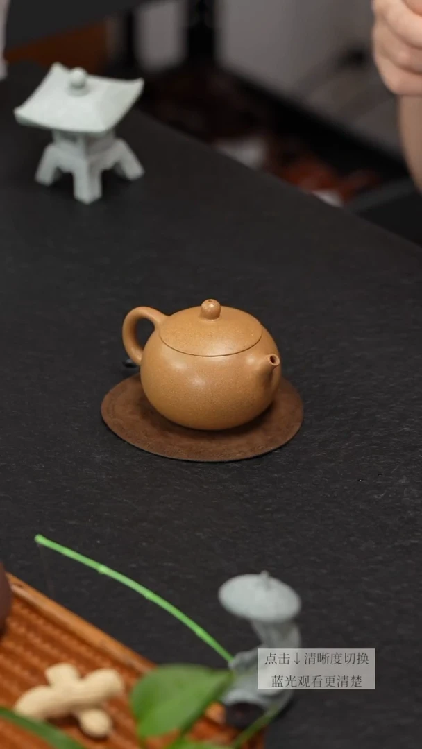 茶壶紫砂段泥西施壶精工半手