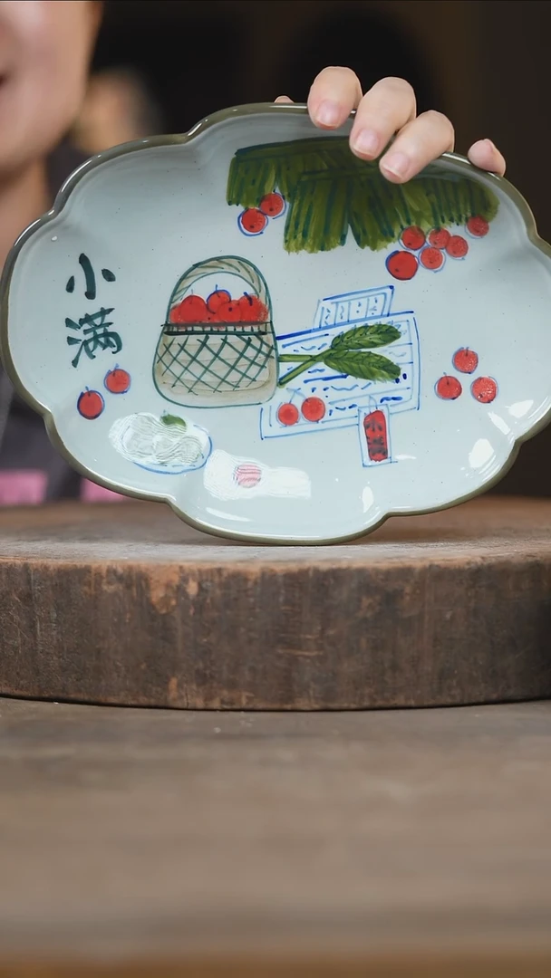 瓷片景德镇高温釉下彩（食品级）