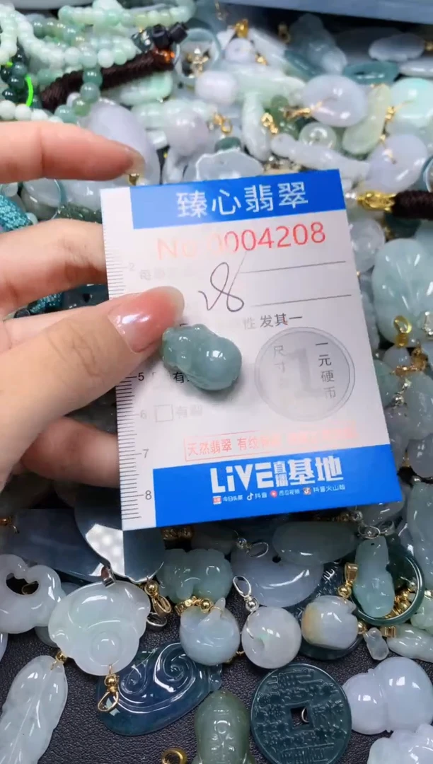 吊坠(不含链)未镶嵌翡翠4208