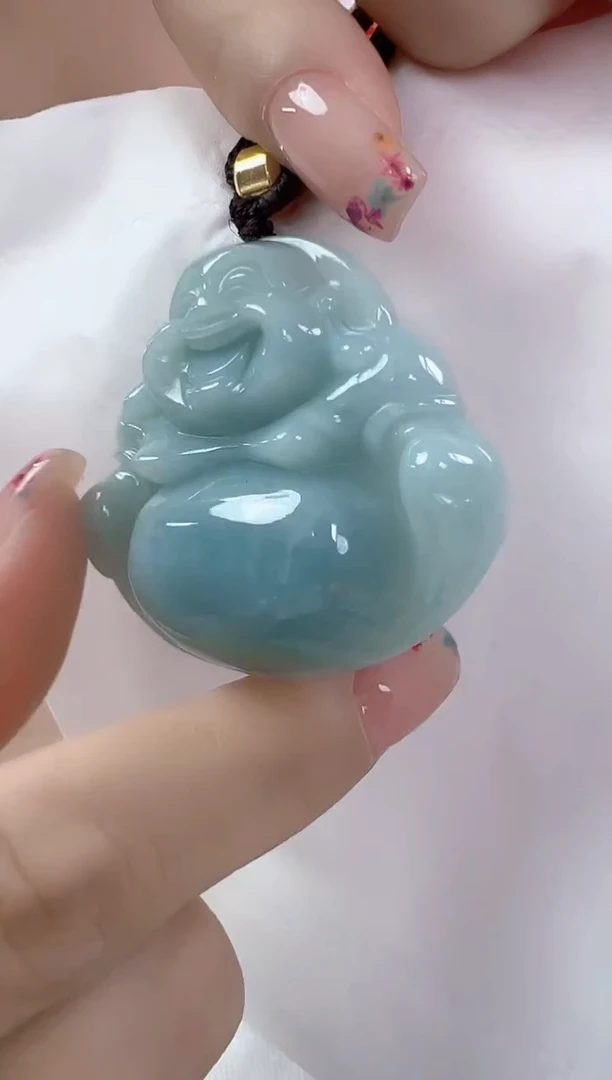 翡翠未镶嵌颈饰孤品佛公