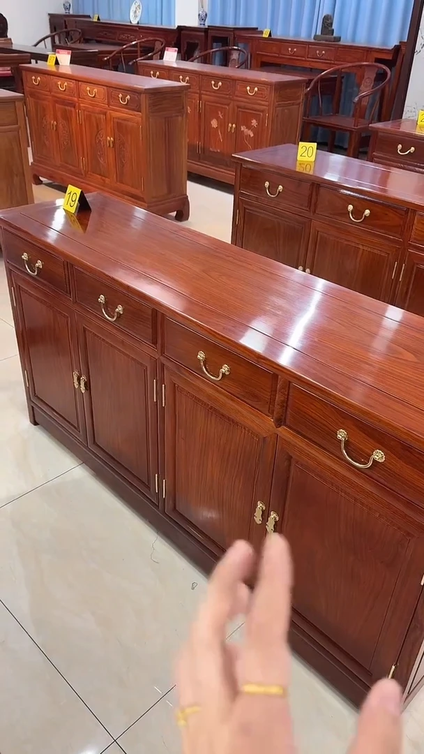 花梨木类柜类家具刺猬紫檀158*40*80餐边柜