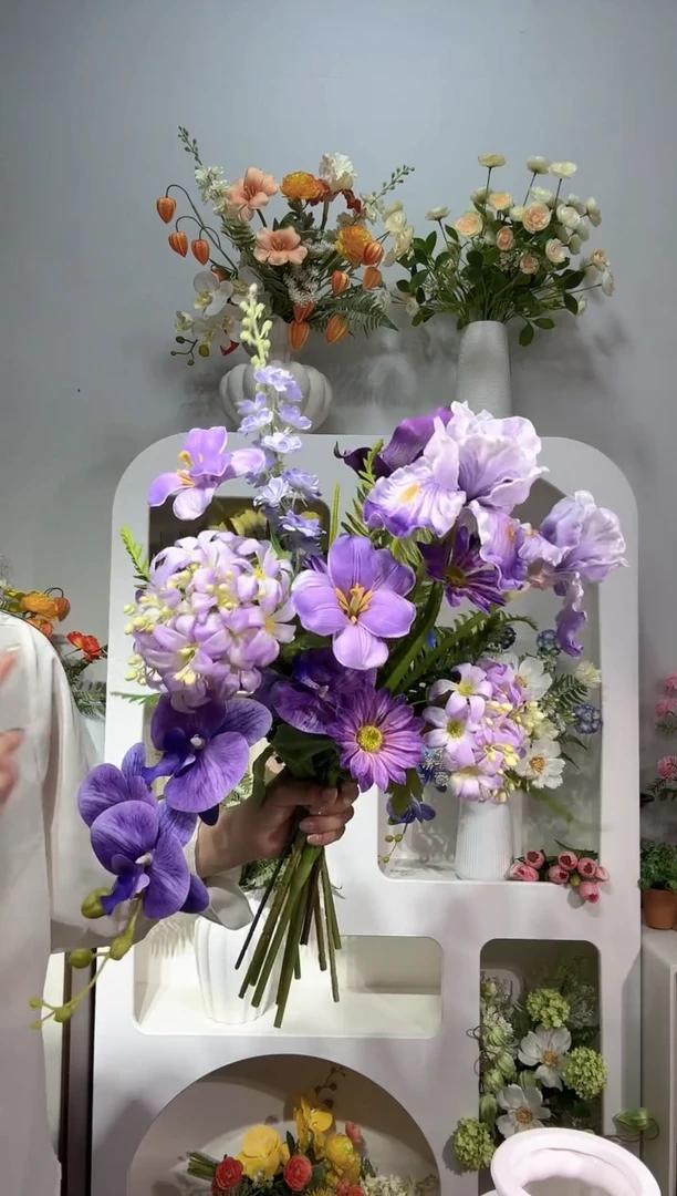 紫色花束，七夕上新福利价（不含花瓶）