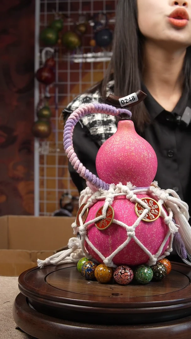 【闪购商品】248号  大漆酒葫芦一物一图