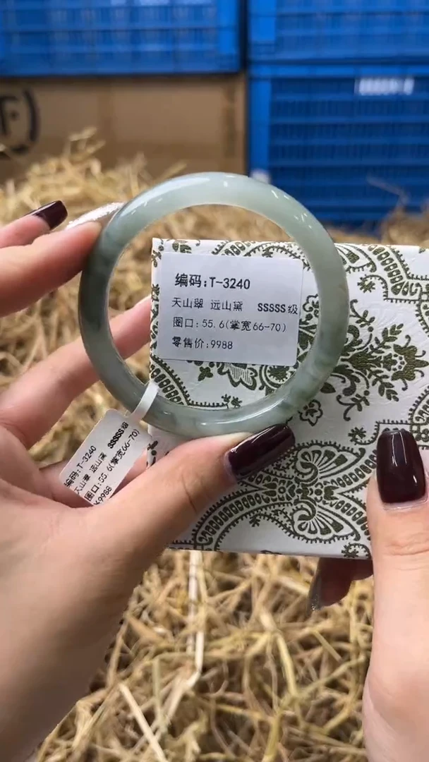 未镶嵌手镯石英质玉T-3240