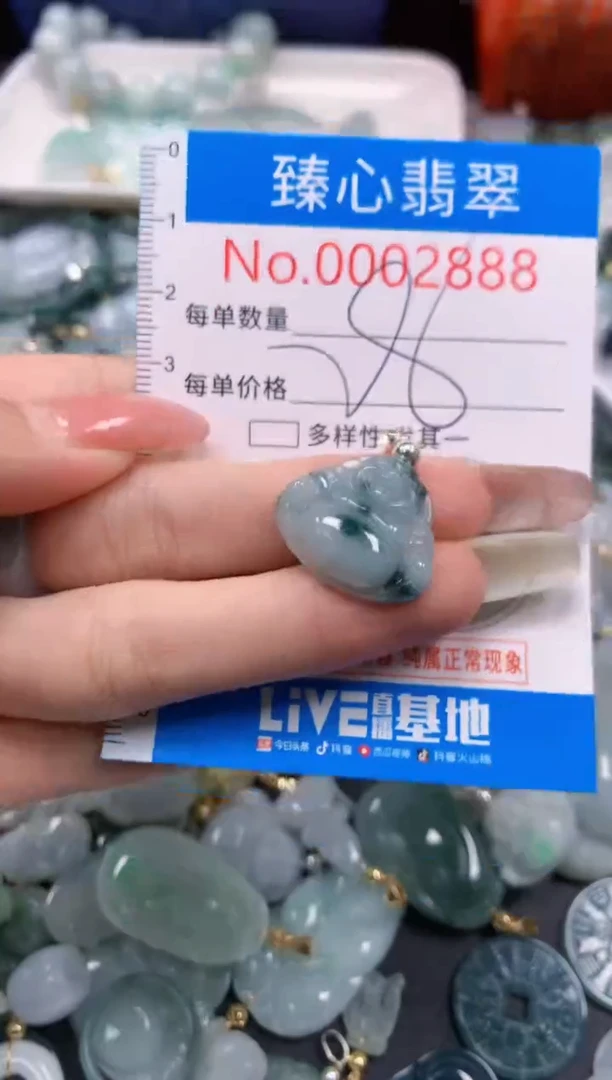 翡翠未镶嵌颈饰2888