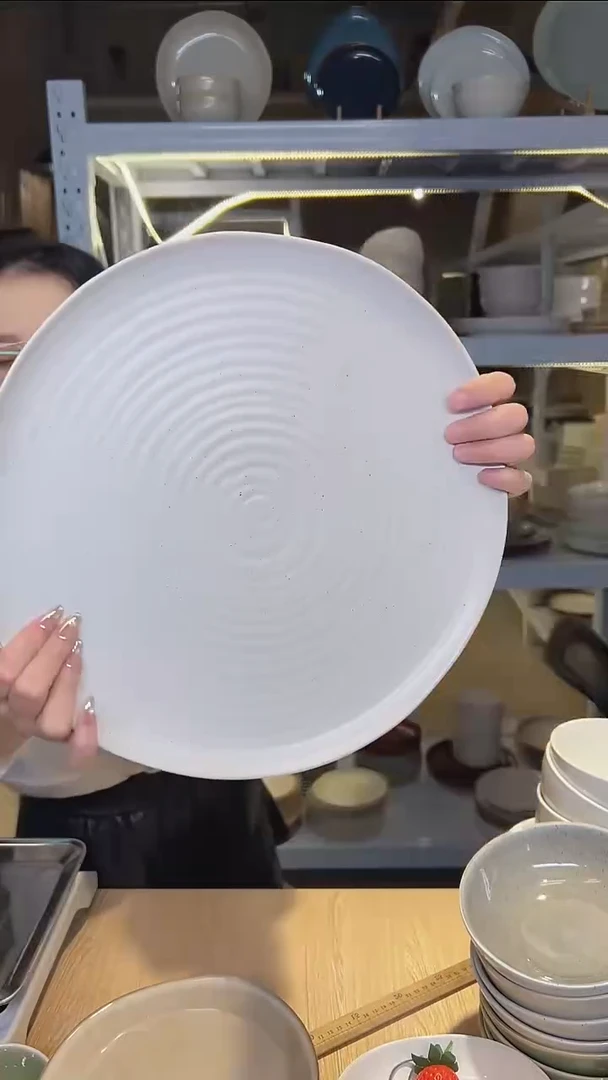 瓷87外贸尾货高温釉下彩陶瓷餐具默认微瑕