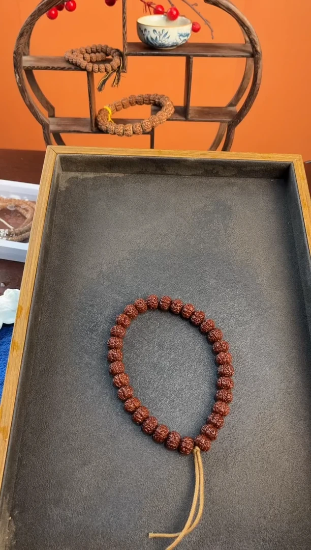 金刚菩提手串12mm+一代纯血老树王【收藏级】