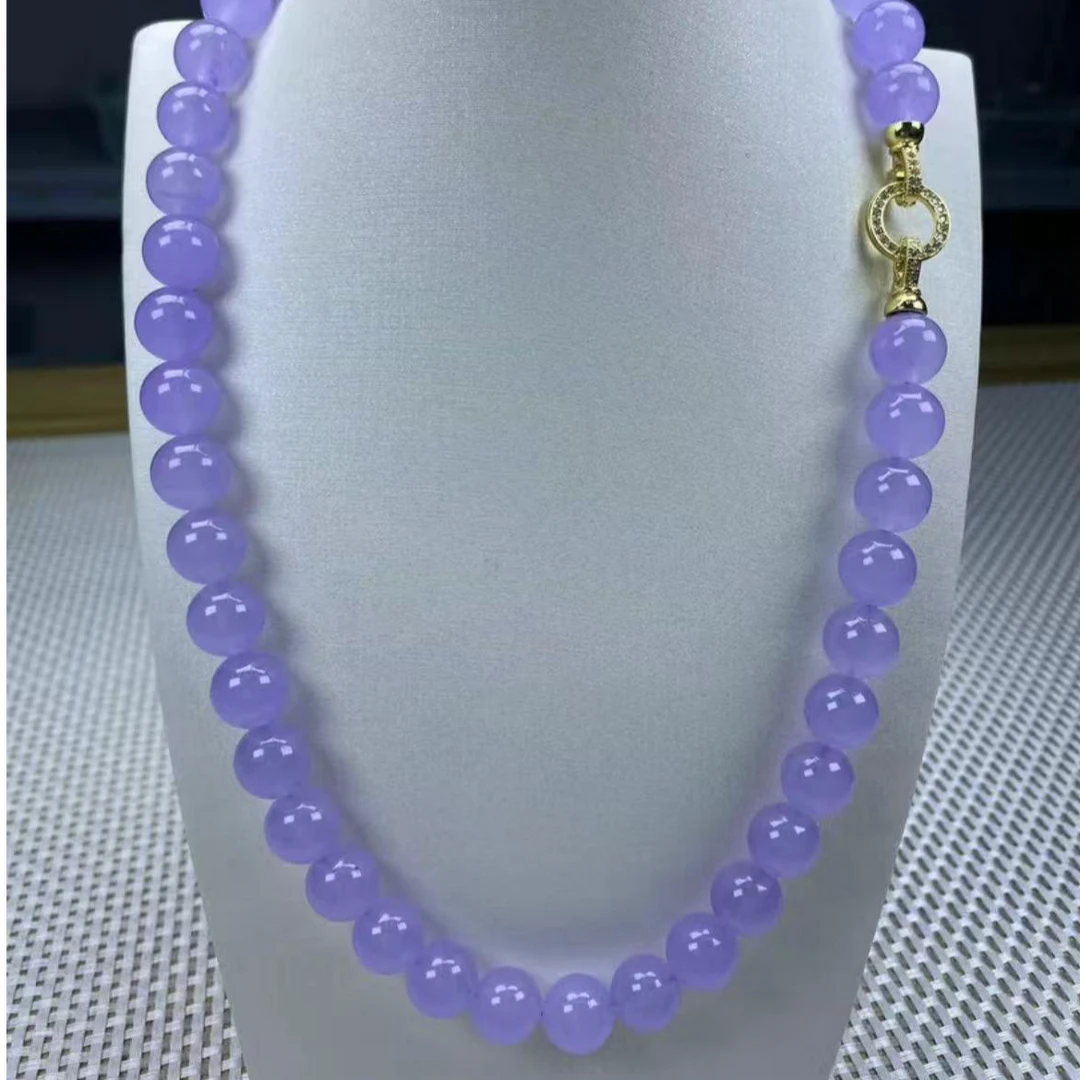 F110冰紫12mm项链经典精品时尚气质百搭情侣款多样性发其一