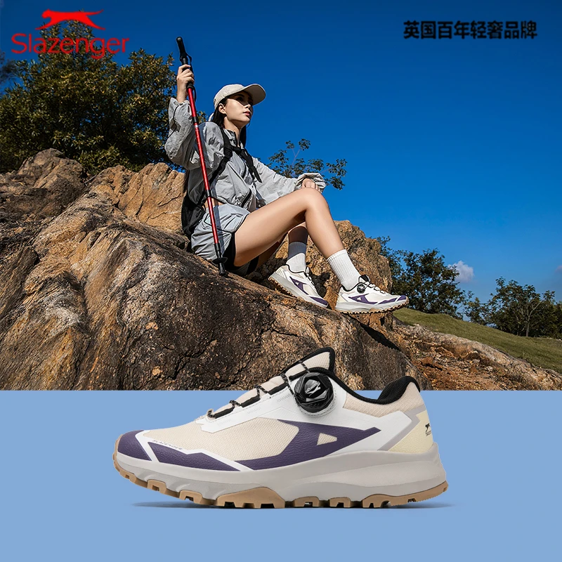【英国Slazenger】百年轻奢品牌情侣登山户外防水耐磨慢跑鞋S90