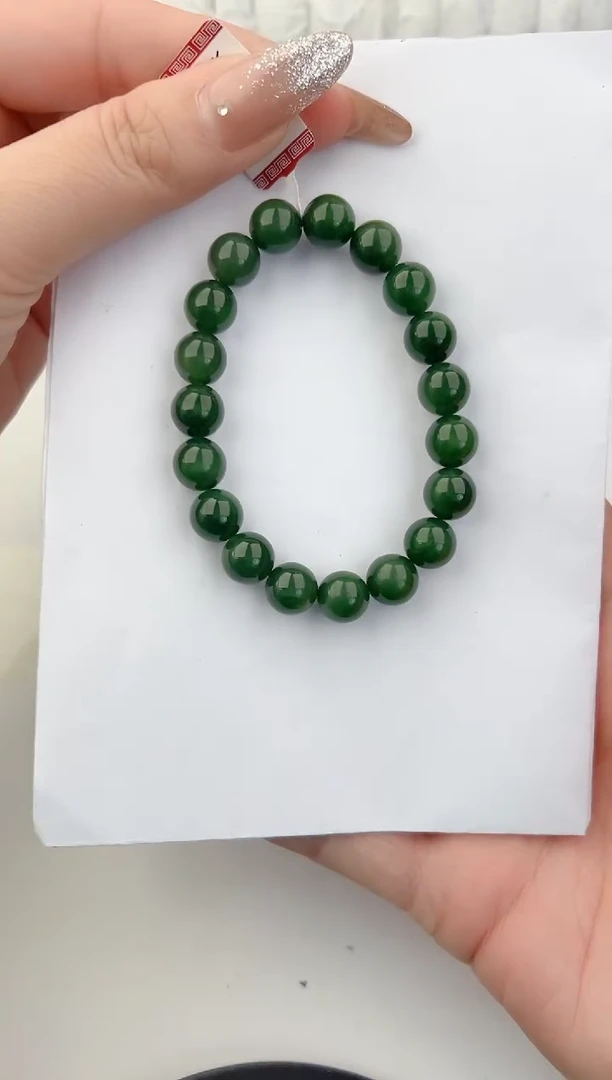 未镶嵌手链和田玉1颜色微差无瑕疵