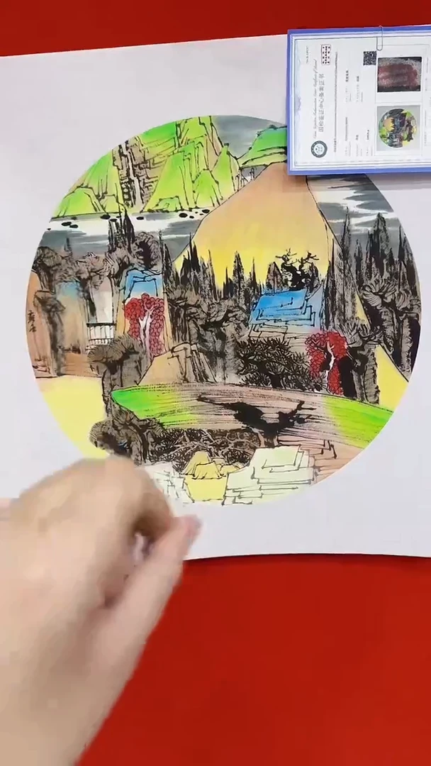 国画邓永广国画写意山水作品